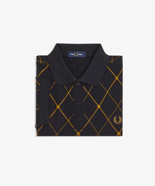 FRED PERRY（フレッドペリー） ポロシャツ 半袖 Argyle Print Fred