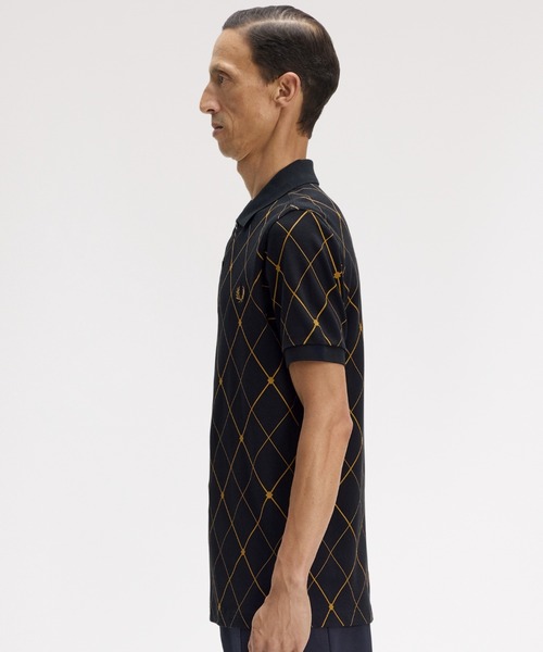 FRED PERRY（フレッドペリー） ポロシャツ 半袖 Argyle Print Fred