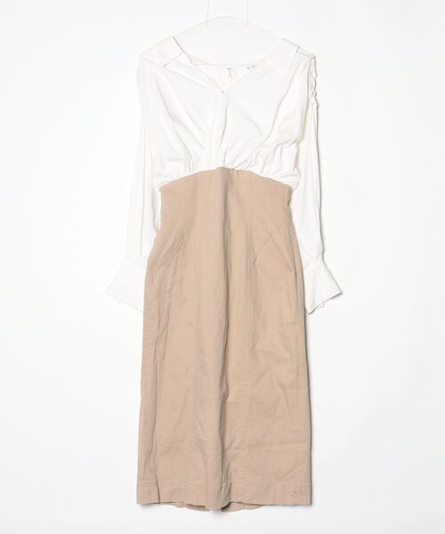 Her lip to シャツワンピース M ホワイト レディース : ZOZOTOWN Yahoo