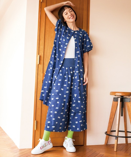 TSUMORI CHISATO リヨセルコットン裏毛　サンプル　ワンピ tsumori chisato SLEEP｜ツモリチサト スリープ ワンピース 長袖