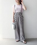 パンツ SHIPS any: 「洗濯機可能」カ...の詳細画像1