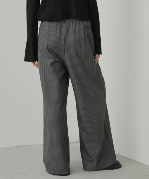 「Aunt Marie's」 スラックス MEDIUM ネイビー レディース_画像3