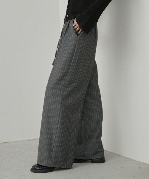 「Aunt Marie's」 スラックス MEDIUM ネイビー レディース_画像4