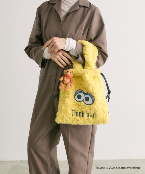 「SESAME STREET」 2WAYバッグ FREE イエロー レディース_画像7