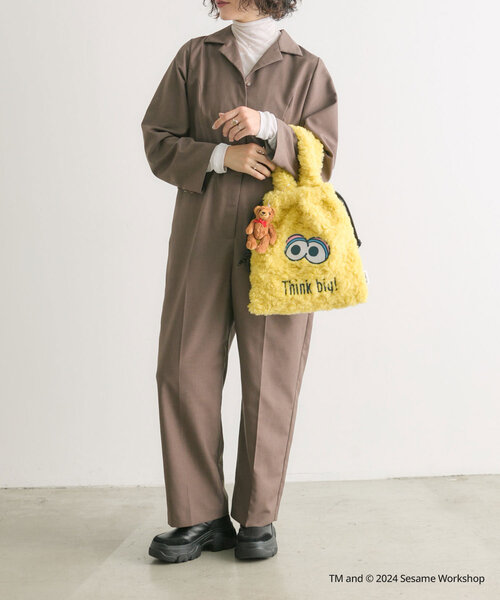 「SESAME STREET」 2WAYバッグ FREE イエロー レディース_画像8