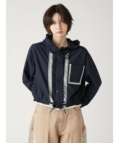 FURFUR（ファーファー） ブラウス シャツ 「LUMISHADE」UVカットフード 