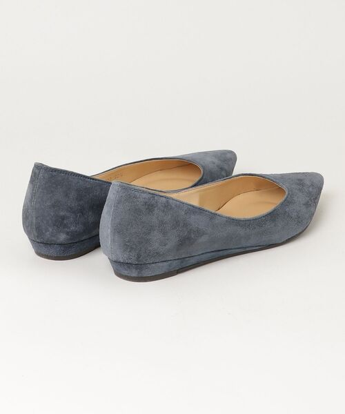 「ODETTE E ODILE」 フラットパンプス 22.5cm ネイビー レディース_画像2