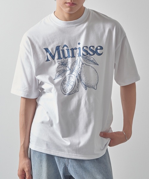 あつごん   Tシャツ ホワイト Mサイズ MAGASIN DE MODE CONTACT tシャツ 「CONTACT」Murisse Tシャツ