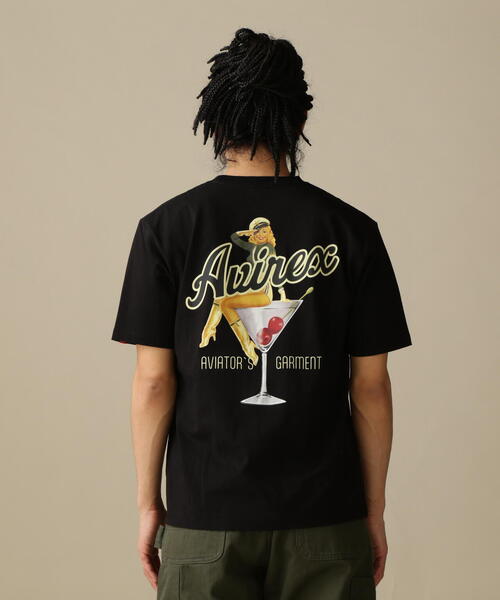 「AVIREX」 半袖Tシャツ X-LARGE ホワイト メンズ_画像4