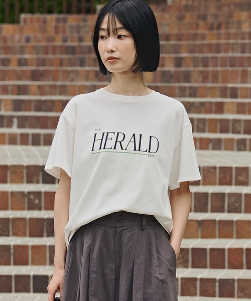 BABYLONE（バビロン） tシャツ 半袖 HERALDロゴTEE レディース