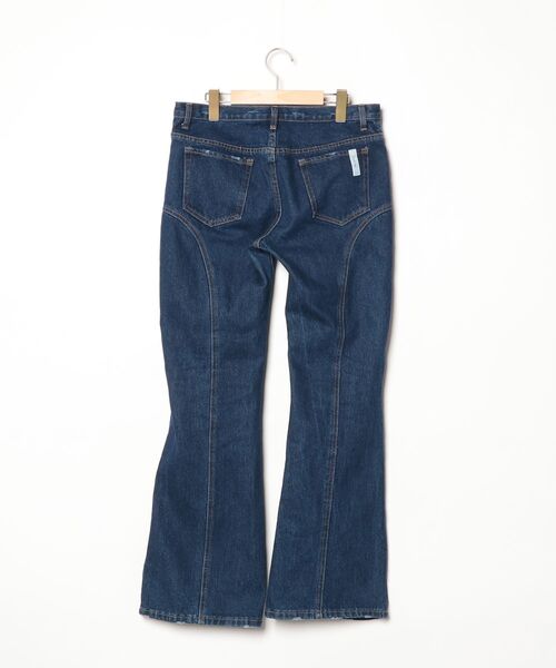 「Knuth Marf」 ブーツカットデニムパンツ S ネイビー レディース_画像2