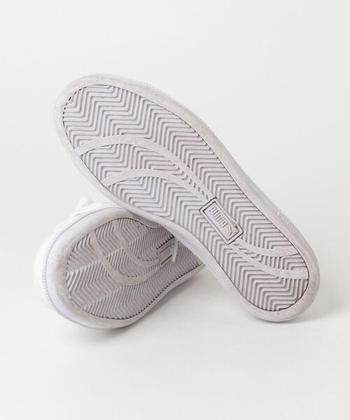 「PUMA」 ローカットスニーカー 23.0cm ホワイト×ゴールド メンズ_画像3