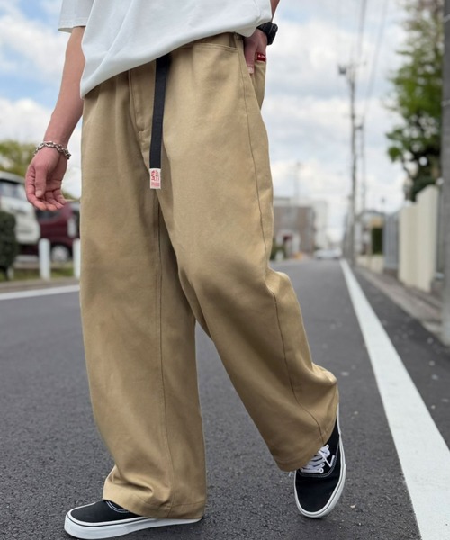「Java」 チノパンツ LARGE カーキ メンズ_画像2