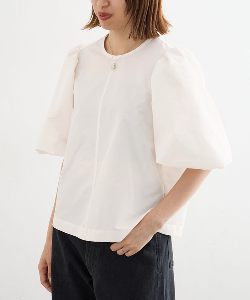 【IENA】26SS　バルーンスリーブブラウス IENA（イエナ） ブラウス シャツ 半袖 タフタバルーンスリーブブラウス
