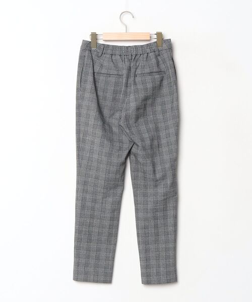 PLST チェック柄 パンツスーツ PLST（プラステ） チェック柄パンツ M ブラック レディース : ZOZOTOWN