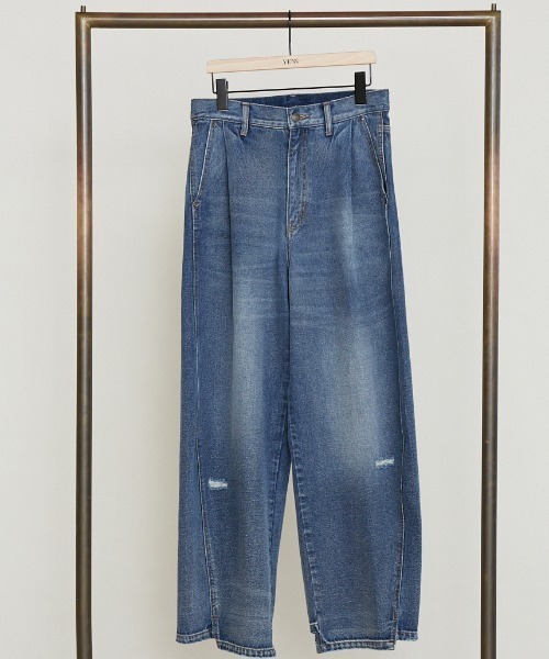 「YENN」 デニムパンツ 40 ブルー レディース_画像2