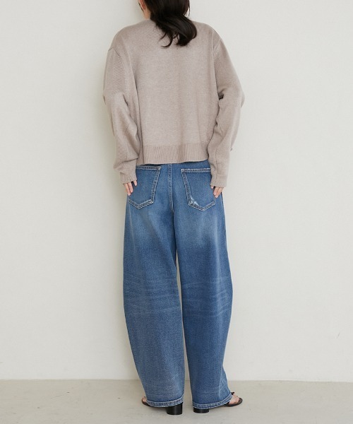 「YENN」 デニムパンツ 40 ブルー レディース_画像7
