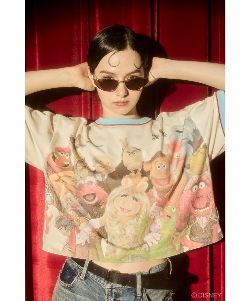 Disney SERIES CREATED by MUS tシャツ 半袖 MD BOX OVERSIZED Tシャツ