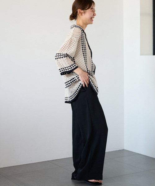 「JOURNAL STANDARD relume」 ニットカーディガン FREE ベージュ レディース_画像6