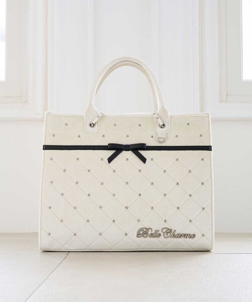 Belle Charme キルティング トートバッグ 「Belle Charme」Velour