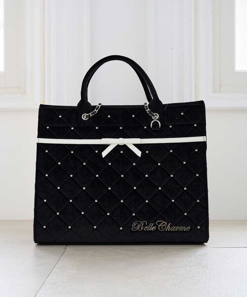 Belle Charme キルティング トートバッグ 「Belle Charme」Velour
