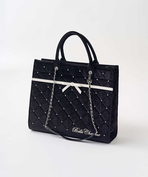 Belle Charme キルティング トートバッグ 「Belle Charme」Velour