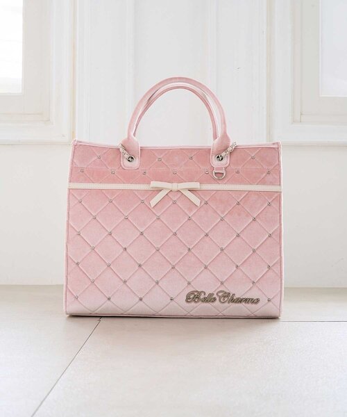 Belle Charme キルティング トートバッグ 「Belle Charme」Velour
