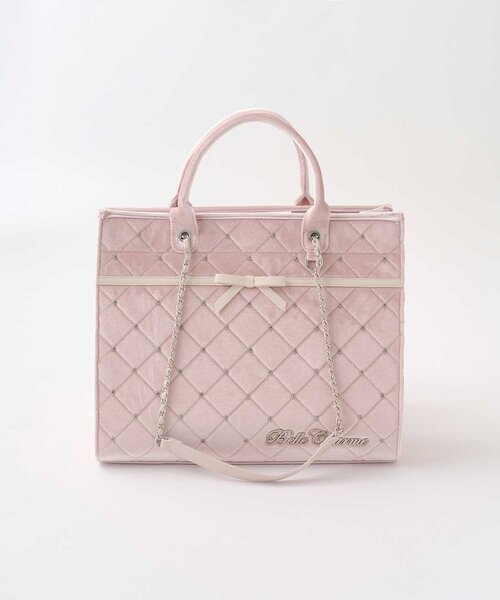 Belle Charme キルティング トートバッグ 「Belle Charme」Velour