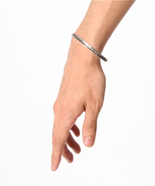 amp japan バングル Stamped ＆ Hammered Bangle - シルバー