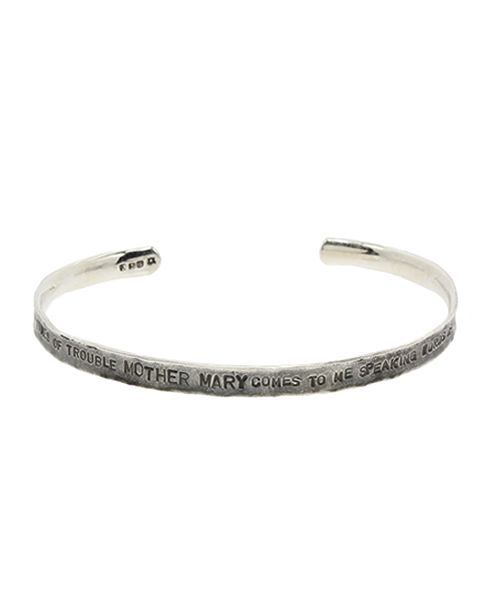 amp japanシルバーバングル amp japan バングル Star Stamped Bangle - シルバー メンズ