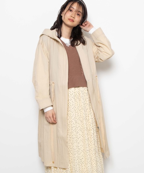 コート モッズコート Wego フードミリタリーナイロンロングスプリングコート Zozotown Paypayモール店 通販 Paypayモール