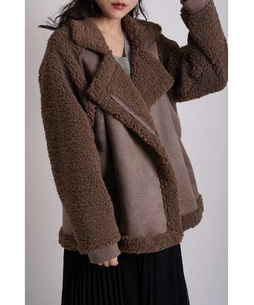 コート ムートンコート ボアジャケット 人気ショップが最安値挑戦