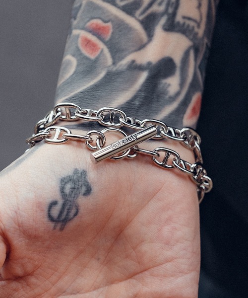 SAVE the Queen イタリア製　トップス　M 個性的　ネックレス風 Subciety（サブサエティ） ネックレス 2WAY NECKLACE メンズ