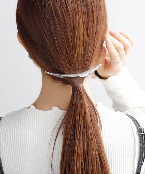 ANEMONE（アネモネ） ヘアクリップ カーブメタルロングバレッタ