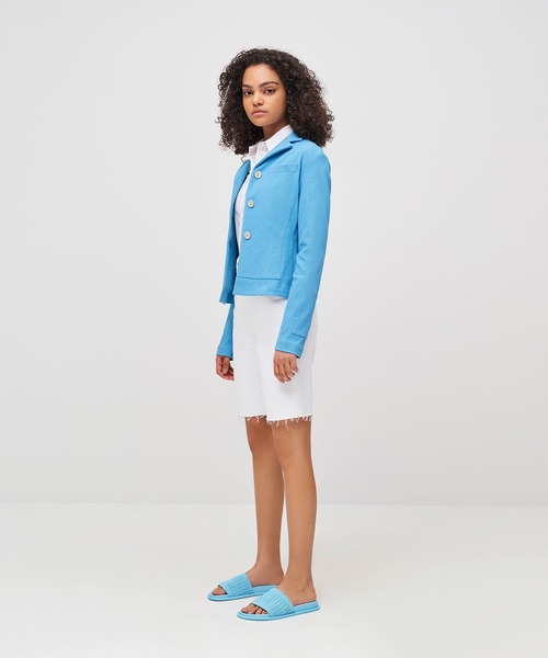クロシェニット スライドサンダル クロシェニット スライドサンダル CHARLES & KEITH ニット