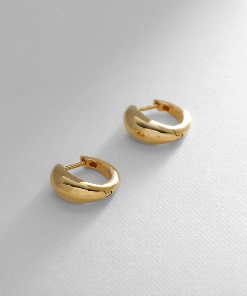 COCOSHNIK（ココシュニック） ピアス シルバー ハギーフープ マーキス