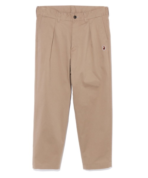 A BATHING APE チノパン ONE POINT LOOSE FIT CHINO PANTS M メンズ 