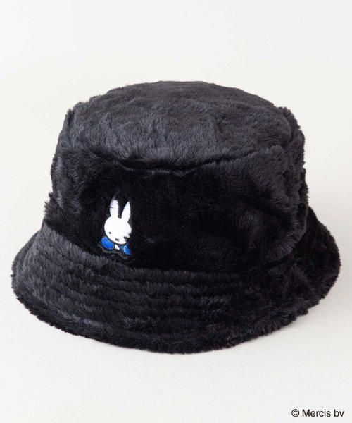 Miffy 帽子 ハット 「MIFFY/ミッフィー」ファー バケットハット