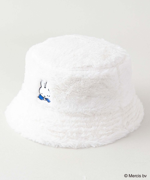 Miffy 帽子 ハット 「MIFFY/ミッフィー」ファー バケットハット