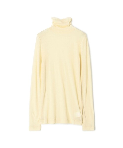 MACPHEE tシャツ シアージャージー タートルネックプルオーバー