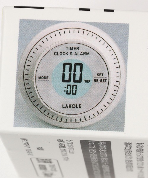 AME 様の専用 LAKOLE（ラコレ） キッチン ダイヤル式タイマー＆クロック / 166857