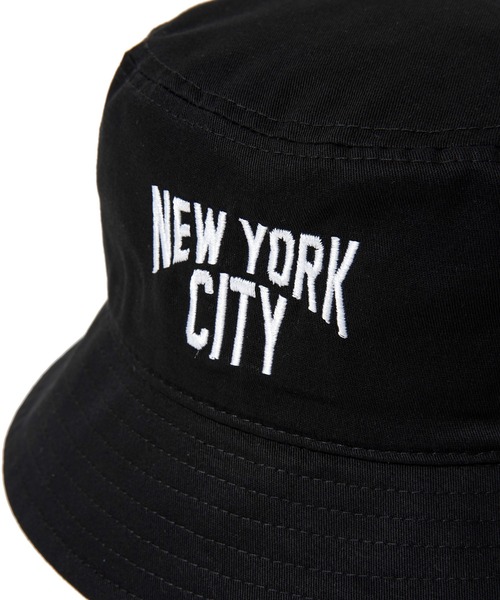   ロゴ NY CITY ニューヨーク シティ バケットハット NYCロゴプリントバケットハット 帽子 メンズ レディース帽子 NYC