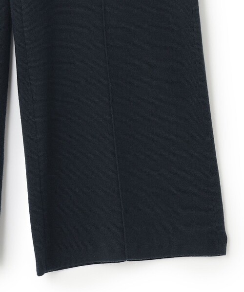 ✨美品✨23区 22AWウールブレンド ニットパンツ パール ネイビー 23区 パンツ 「CLASSY.1月号掲載」ウールブレンド ニット