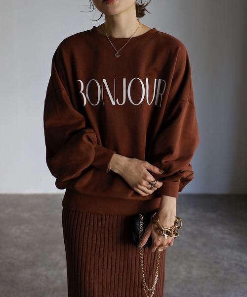 Bonjour Sagan（ボンジュールサガン） トレーナー スウェット BONJOUR