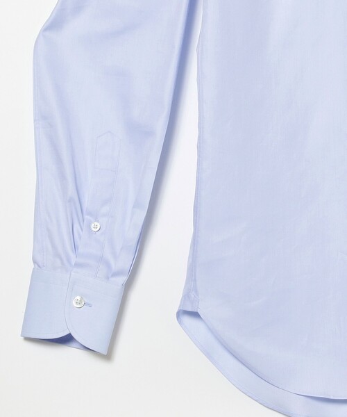 BEAMS F ドレスシャツ 37サイズ ブルー×ホワイト※年末迄出品 BEAMS F シャツ / ツイル ワイドカラーシャツ メンズ : ZOZOTOWN