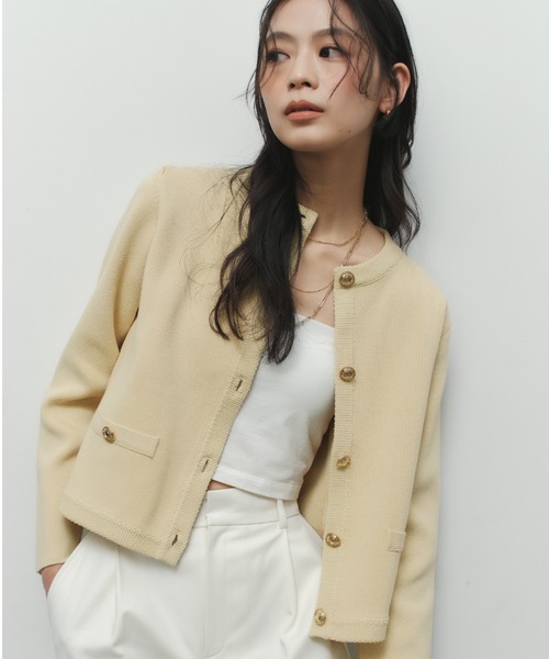 anuans（アニュアンス） ジャケット ノーカラージャケット 「ZOZO限定