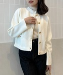 ジャケット ノーカラージャケット 卒業式 卒園...の詳細画像5