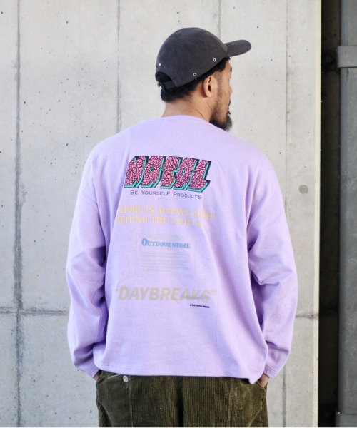 natal design tシャツ HEMP LONG SLEEVE TEE WIDE PRINTED