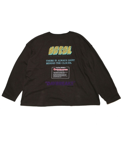 natal design tシャツ HEMP LONG SLEEVE TEE WIDE PRINTED