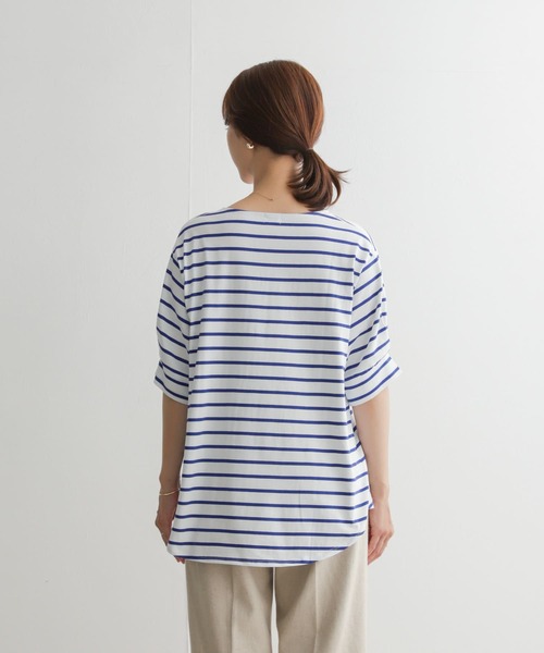 ITEMS URBANRESEARCH トレーナーDOORS ボーダーシャツ URBAN RESEARCH DOORS tシャツ Tシャツ タックスリーブボーダー